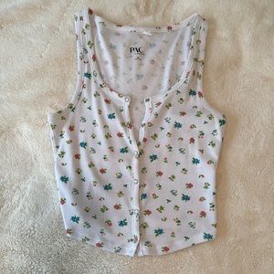 PacSun floral tank top